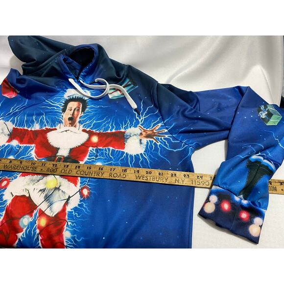 National Lampoon Christmas Vacation Clark Griswold Sweater Chevy Chase XL 23x29 - Picture 3 of 10